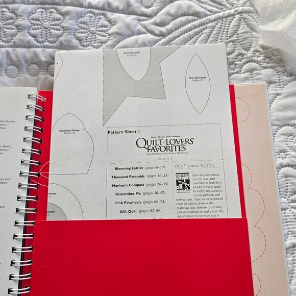 Quilt-Lovers Favorites Volume 8 American Patchwork & Quilting Hardcover Book - Picture 6 of 15